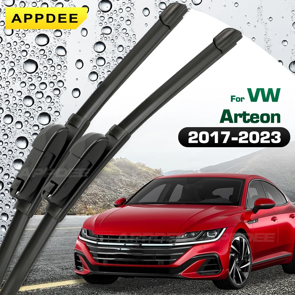 Premium Silicone & Rubber Front Wiper Blades Set - Enhanced Windshield Performance, 26 + 18
