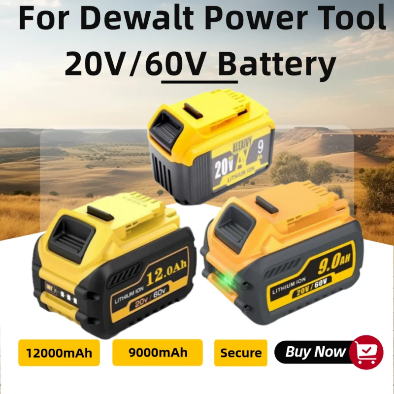 Aazon.co: ADVNOVO 20V 6000Ah Li-ion DCB206 Battery Replaceent Battery for De&Walt 20V