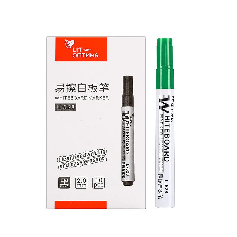 Vibrant Whiteboard Marker Set - Assorted Colors, Fine 2.0mm Nib, High-Volume Ink, Ideal