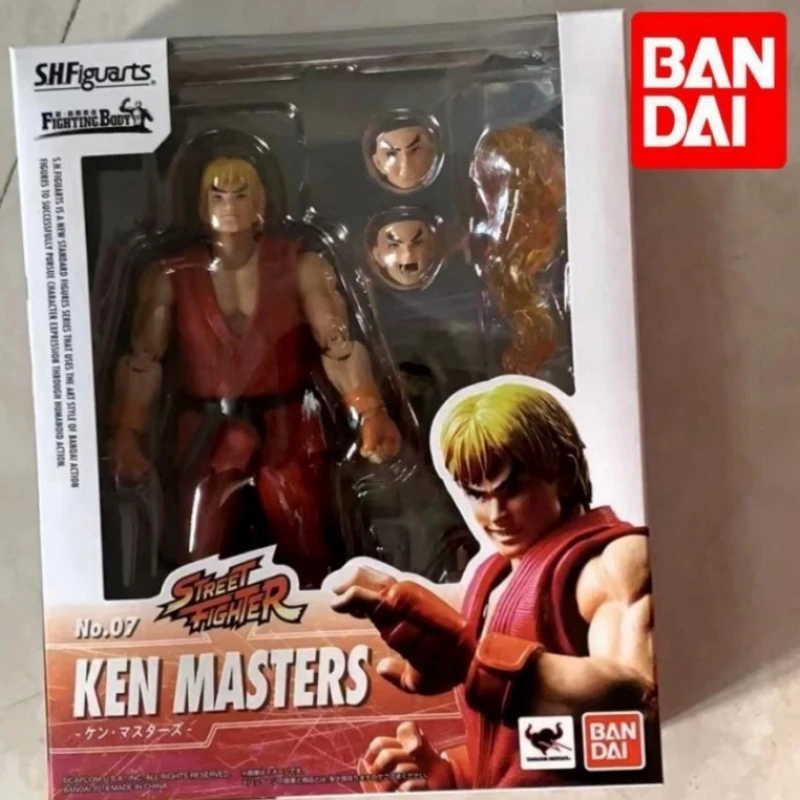 Tamashii Nations Bandai S.H. Figuards Ken Masters Street Fighter Action Figure, Modello Giocattoli Da Collezione Regalo Di Compleanno Operabile