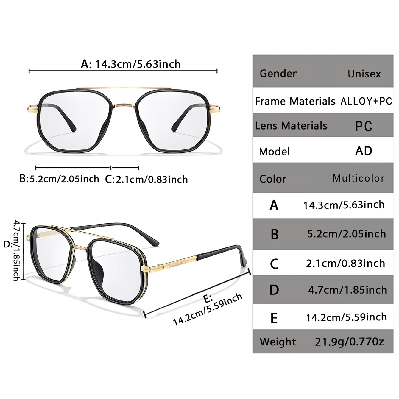 Luxury Metal Picture Eyewear for Reading and Wholesale