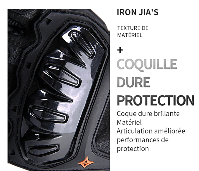 Iron Jia's Gants De Moto Pourcran Tactile,gants De Protection Chauds Et  Imperméables Pour L'hiver Guantes Moto Luvas Alpine Motocross Stars Type  Carbon Fiber Blue