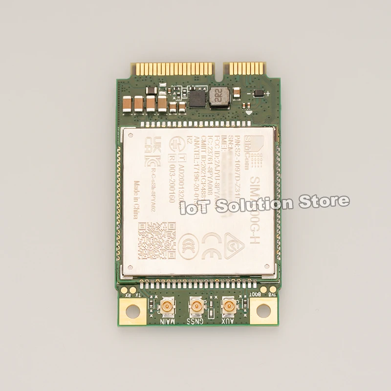 SIMCom SIM7600G-H MiniPCIe Global Region/Operator 150Mbps/50Mbps Cat.4 GNSS LTE 4G Module SIM7600 SIM7600GH SIM7600G H Mini PCIe