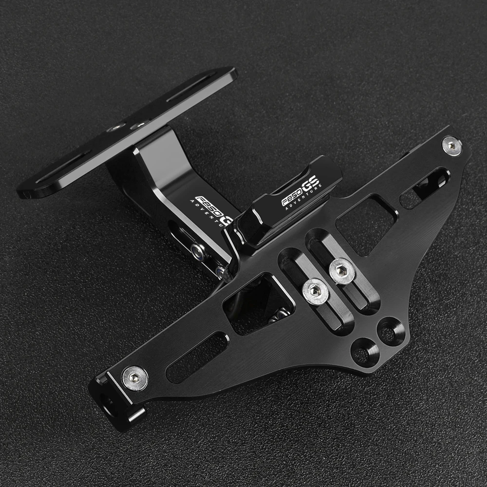 

For BMW F850gs ADV F850 GS ADVENTURE 2017-2023 2022 Motorcycle Fender Eliminator Adjustable License Plate Holder Bracket LED