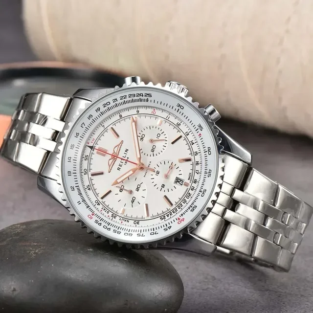 Navitimer automático Date Watch para homens, esportes de negócios cronógrafo, relógios masculinos, AAA + relógios, qualidade superior, quente, novo 6