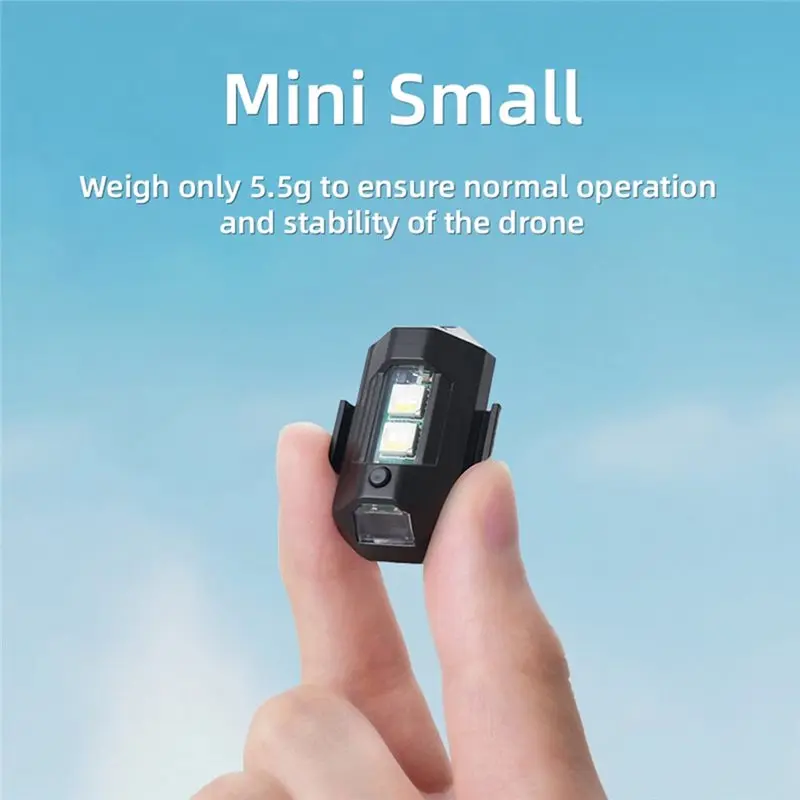 Zestaw 5 Mini Lamp Stroboskopowych do Drona DJI – Bezpieczeństwo i Widoczność