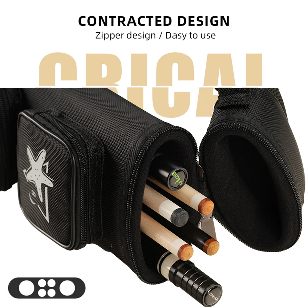 CRICALキューケース2X4 CRICAL Billiard Cue Case 2B4S 6 Holes Large Hard Cue Bag