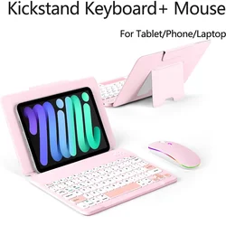 Universal Ultra - Slim Bluetooth Keyboard with Adjustable Stand - Italian (Pink)