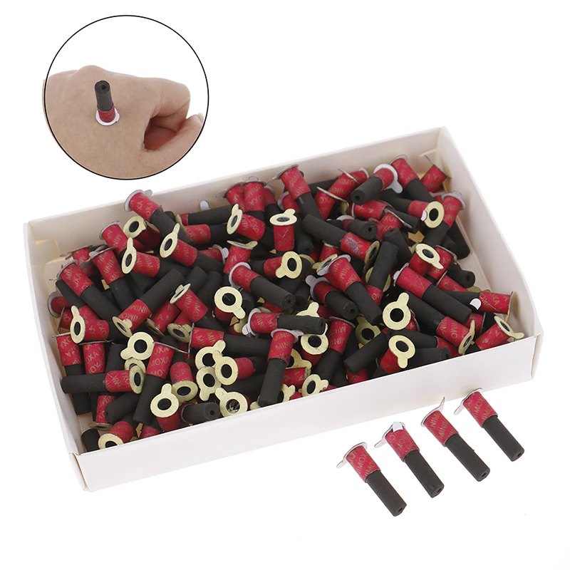 Smokeless Self-stick Moxa Tube Acupuncture Massage Moxibustion Tube 180pcs Moxa Sticks acupuncture pen,moxibustion box,auricular acupuncture needle