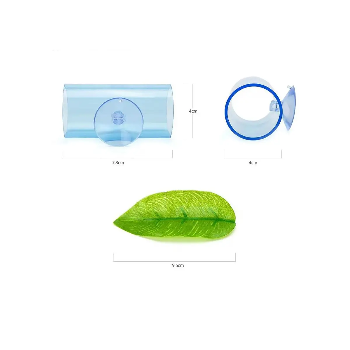 Betta Fish Acrylic Tube Tunnel Hollow Design Fish Tank Decorations For Better Observation Improves Betta's Health 1/2Pcs fish tank ornaments fish tank decorations aquarium ornaments