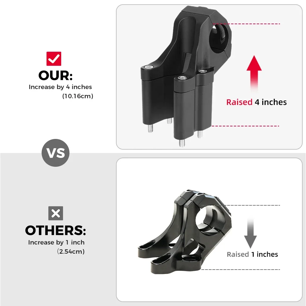 Lenkererhöhung Für SurRon Ultra Bee - 30mm Bar Riser Aus Aluminium