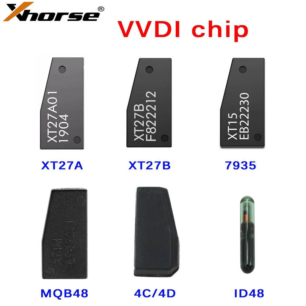 

Xhorse VVDI Chip Super Chip MQB Transponder Chip XT27A 4D/4C 7935 MQB48 ID48 VVDI 48 Transponder Chip Car Key MQB 48 Chip
