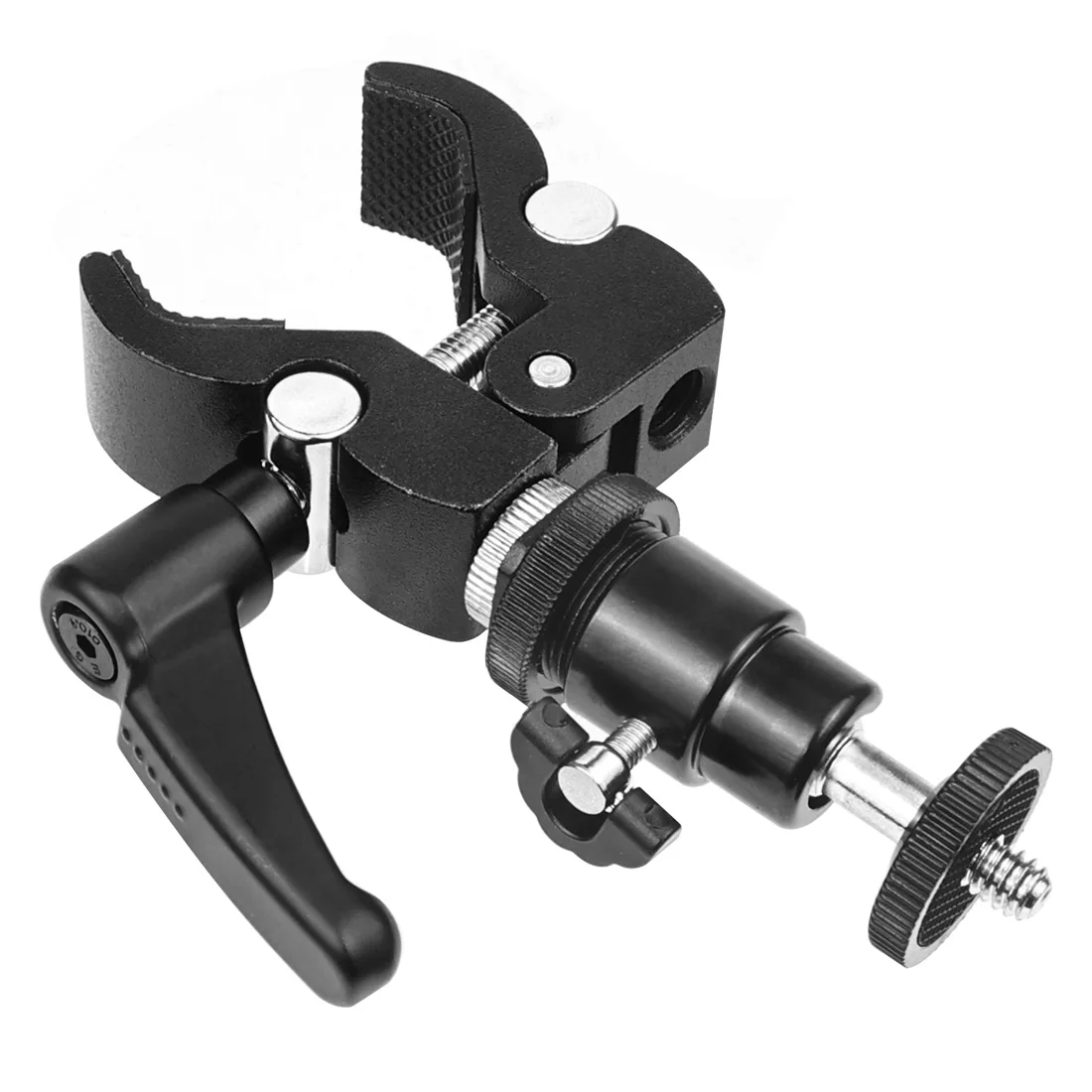 Super Clamp Mount Holder with Tripod Ball Head Adapter for Gopro For Insta360 DS