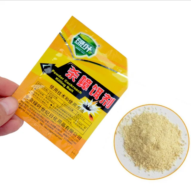 5Db Erőteljes Hatékony, Hatékony Gyilkos Csali Csótányvezérlő Visszataszító Por Konyhai Kártevő Csapdákhoz /Orvos - Image 6