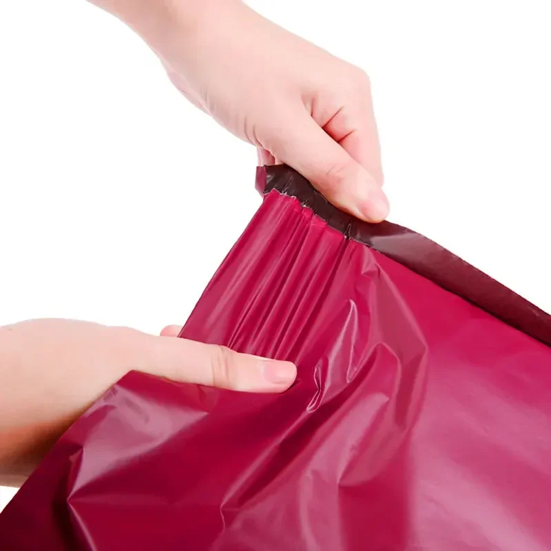 Brown Red Waterproof Express Packing Bags for Shipping