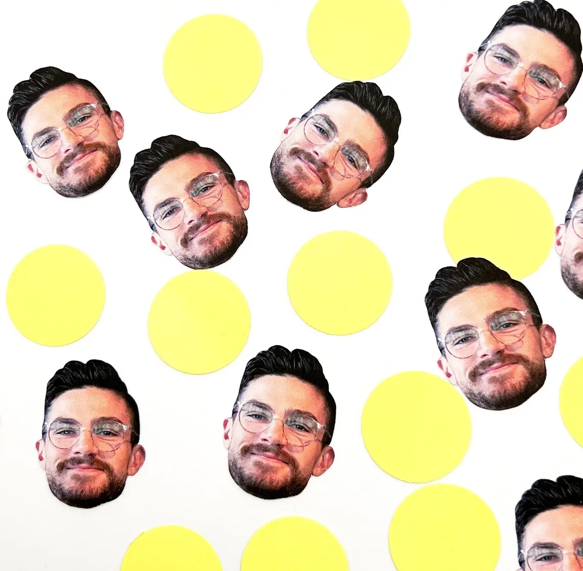 

Конфетти Для лица на заказ, конфетти на заказ, конфетти для первого дня рождения, украшения для лица, конфетти с персонализированным фото, деталь для девичника