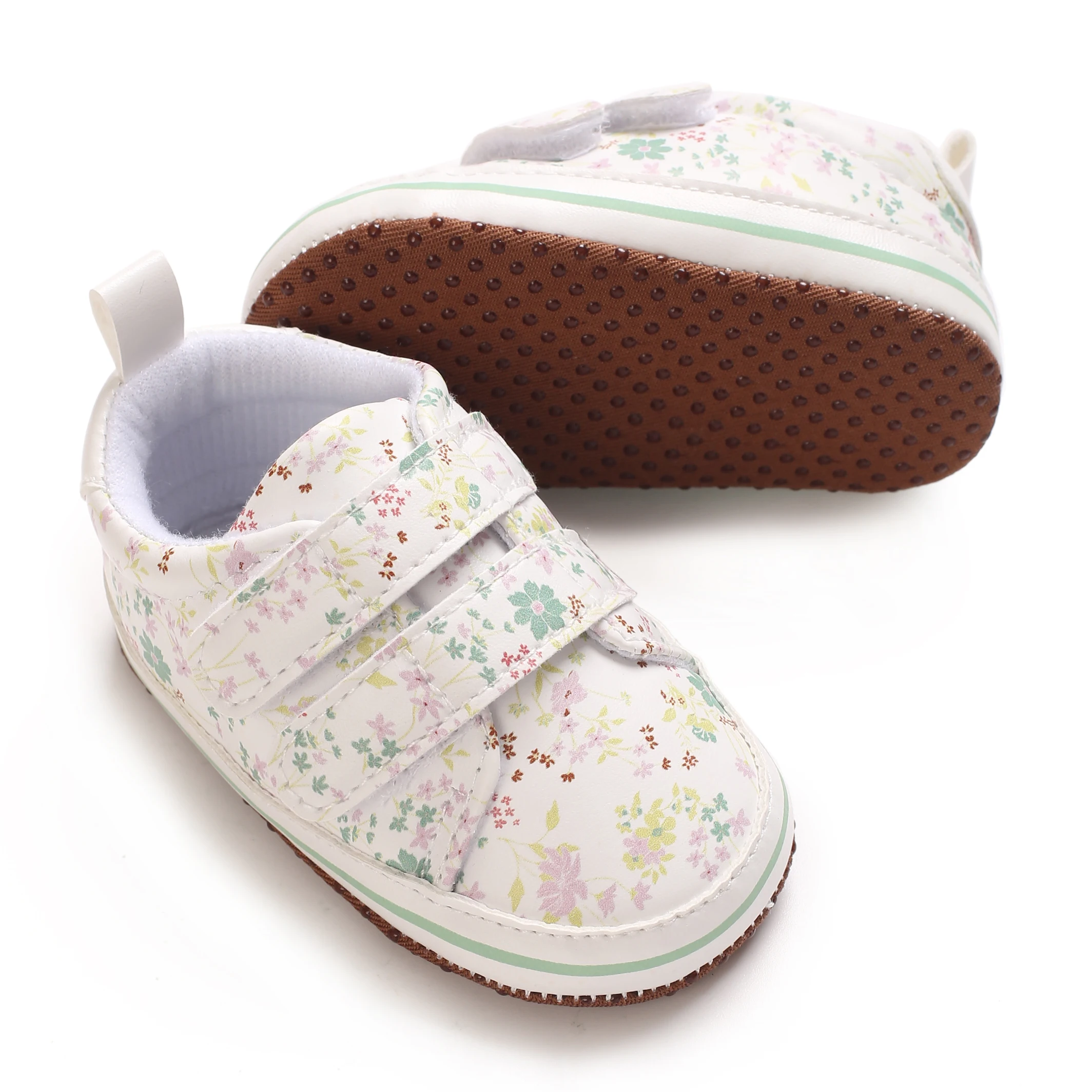 Baby Sports Shoes Anti Slip and Breathable Fabric Men's and Women's Walking Whoes For Spring and Autumn Soft Soled Newborn Baby - 4