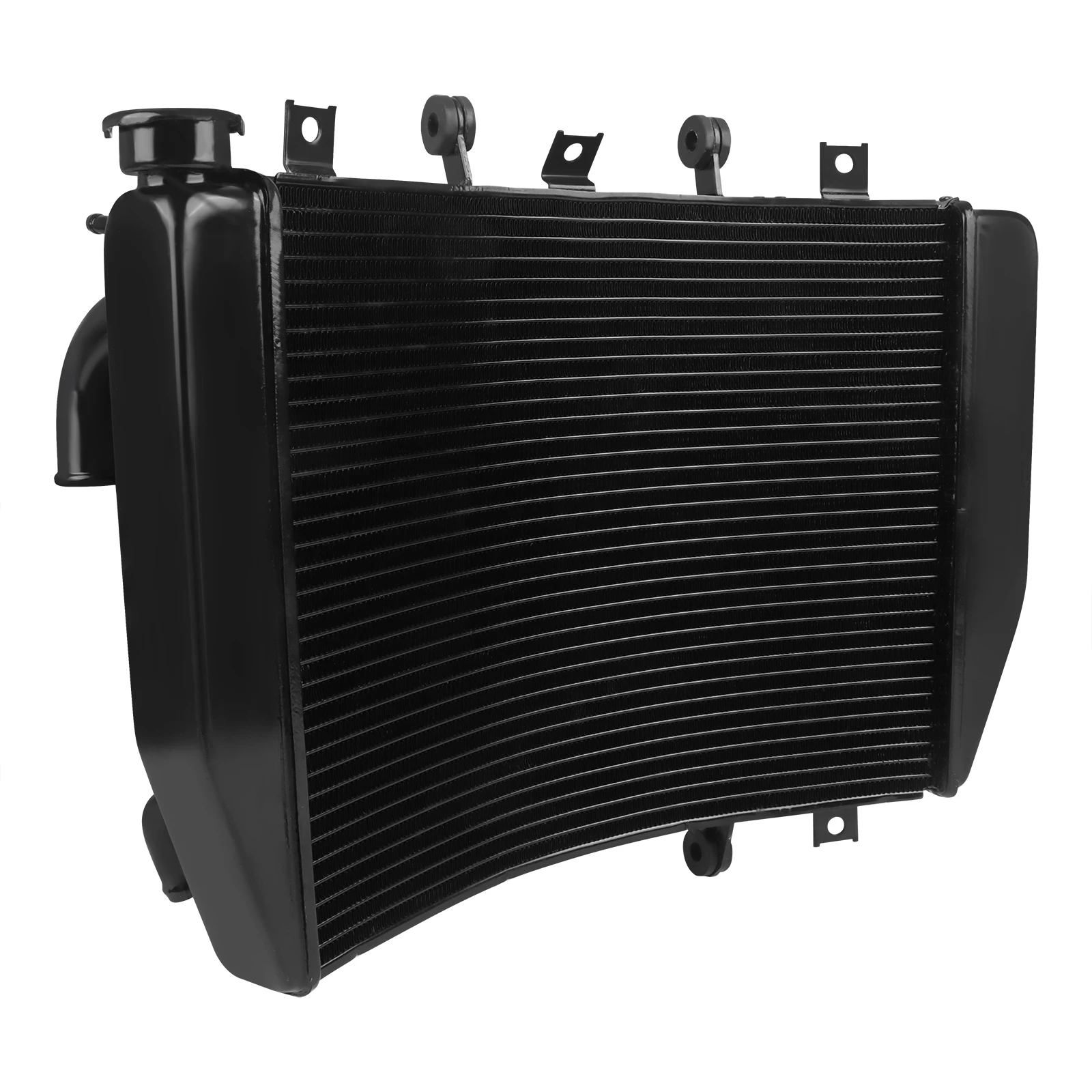 オートバイの交換アルミラジエータークーラー冷却水タンク忍者 ZX6R