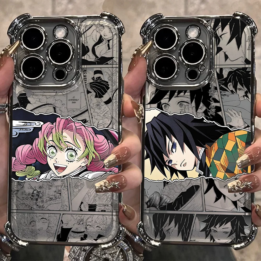 New Cool Demons Slayers Anti-Fall Airbag Phone Case