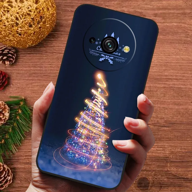 Luxury Christmas Painted Silicone Soft Phone Cover Case