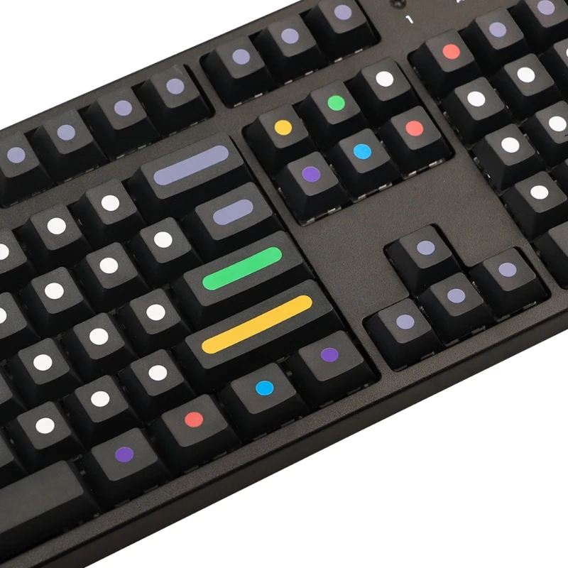 

129 клавиш PBT Keycap Cherry Сублимационная колпачок для механической клавиатуры