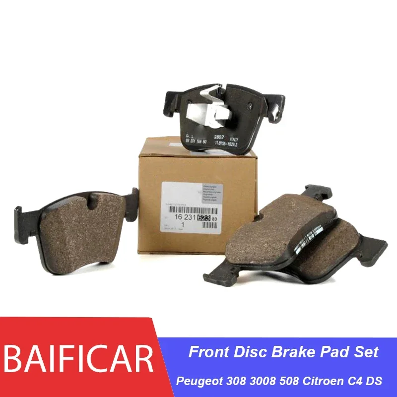 Baificar Front Disc Brake Pads Set 1623162380 For Peugeot 308 3008 508 Citroen C4 Piccaso
