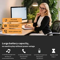 SENBONO Smart Glasses Bluetooth Call Volume Control Music Control Camera Control Built-in Microphone Sunglasses for Men Women - Image 6