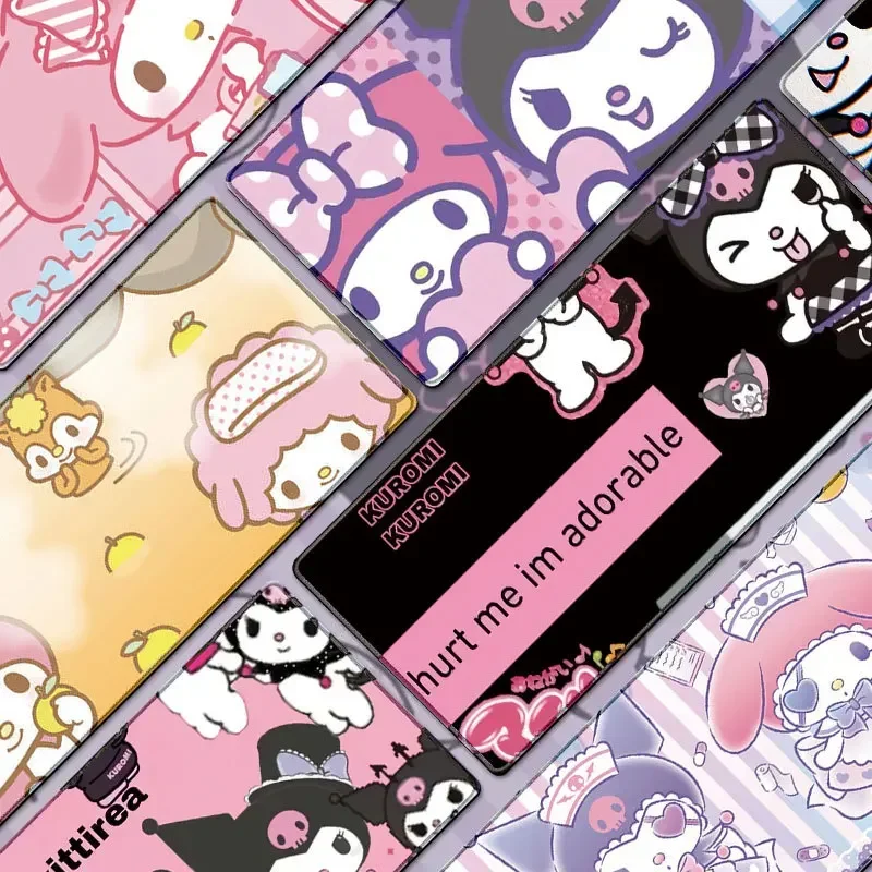 Sanrio Anime Mouse Pad Cute Cartoon Pink Melody Large Gamer Accessories Mouse Mat 900x400 mm - Imagem 2