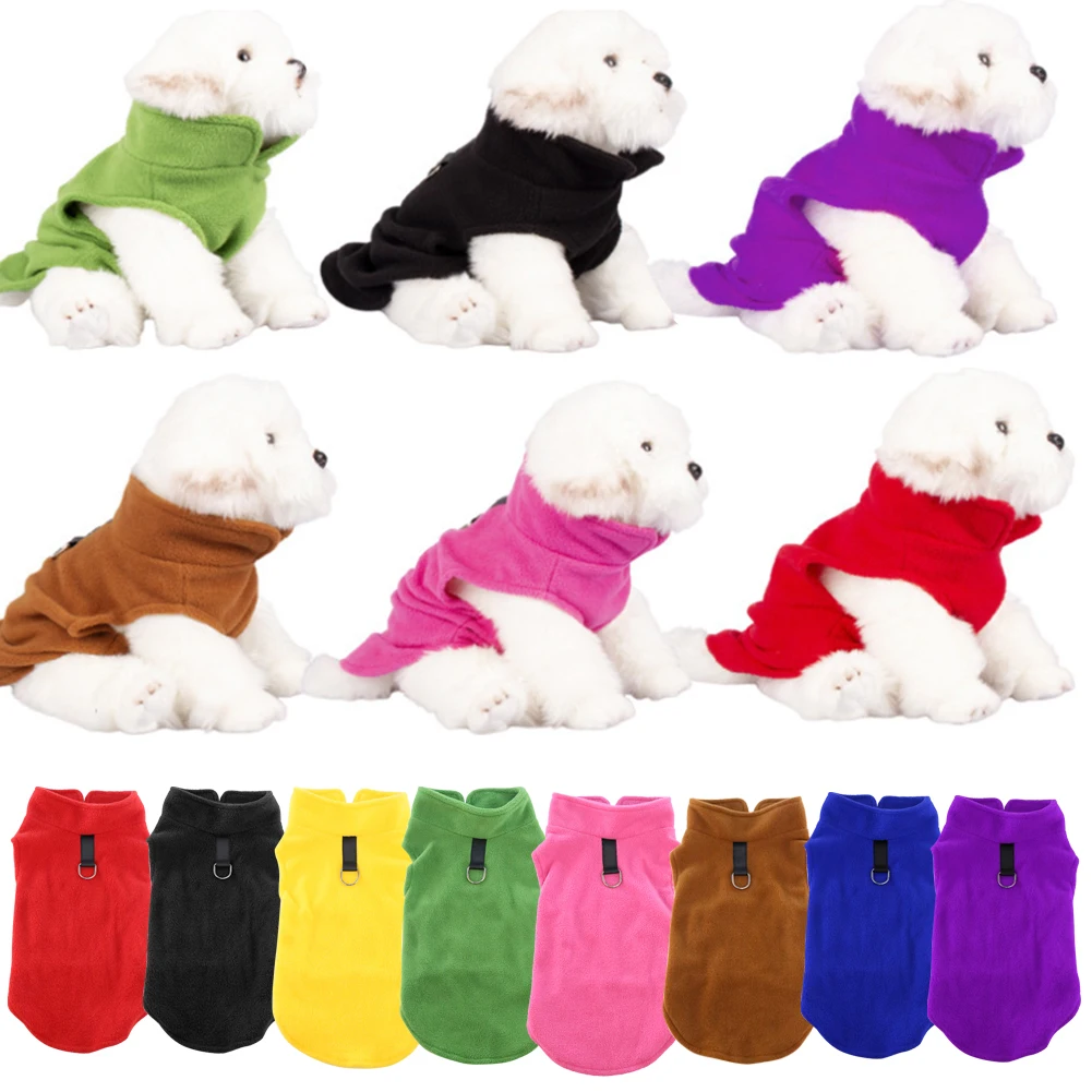 Xsxl Fashion Pet Dog Clothes Fleece Dog Vest Cat Clothing Soft Puppy