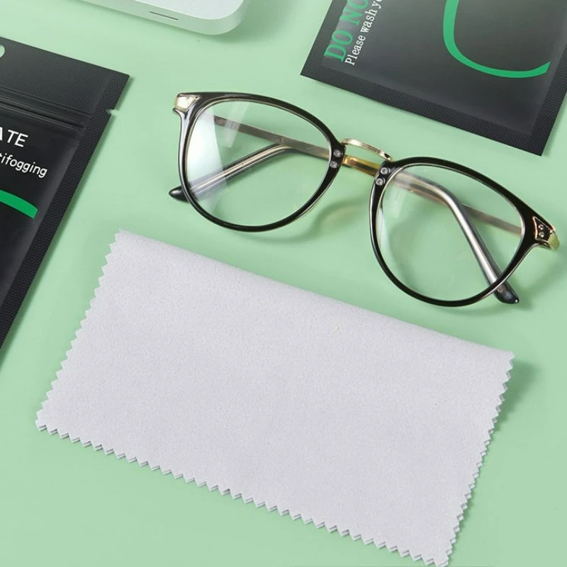New Reusable Anti-Fog Glasses Wipes Suede Pre-moistened Antifog Lens Clothes Eyeglass Wipe Eye Glasses Prevent Fogging Cloth 4