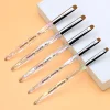 Professional Nail Art Brush with Chic Handle - Perfect for French Manicures & Clean-Up, Ideal for Salon or Home Use 4