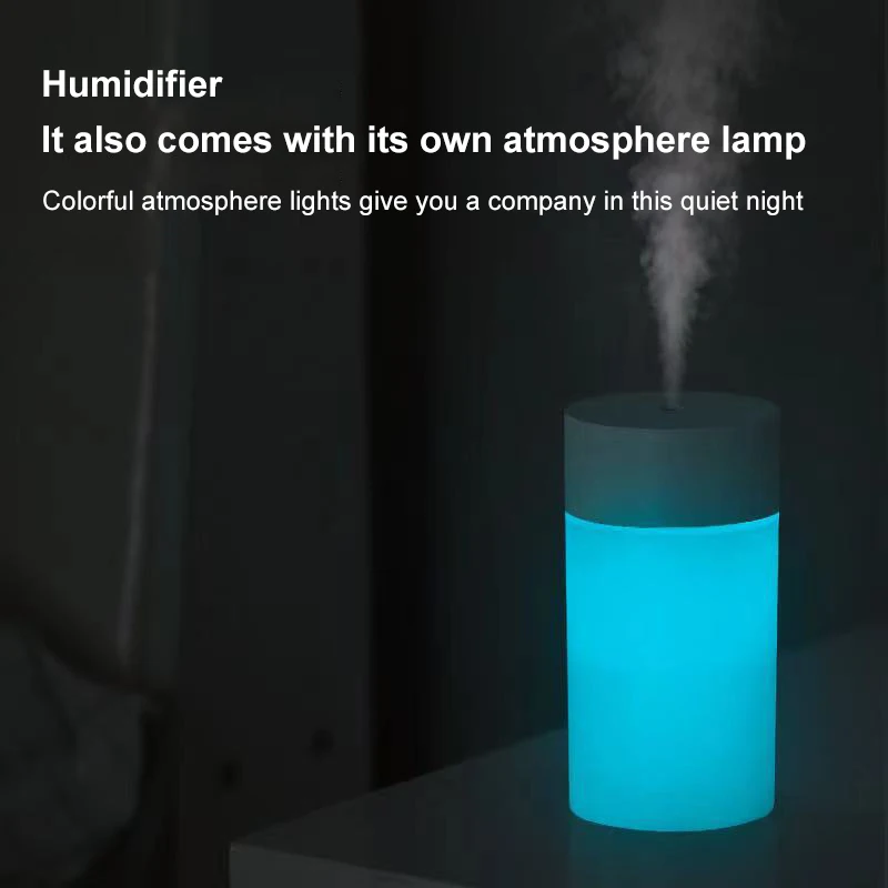 Mini Ultrasonic Air Humidifier Aromatherapy Diffuser Vehicle Mounted Portable Spray Usb Fragrance Essential Family Bedroom 260ml 3
