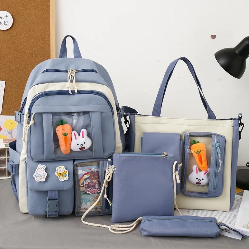Lightweight Backpack for Elementary School Students Girls in Grades Three To Five or Six Large Capacity Backpack for Children 4
