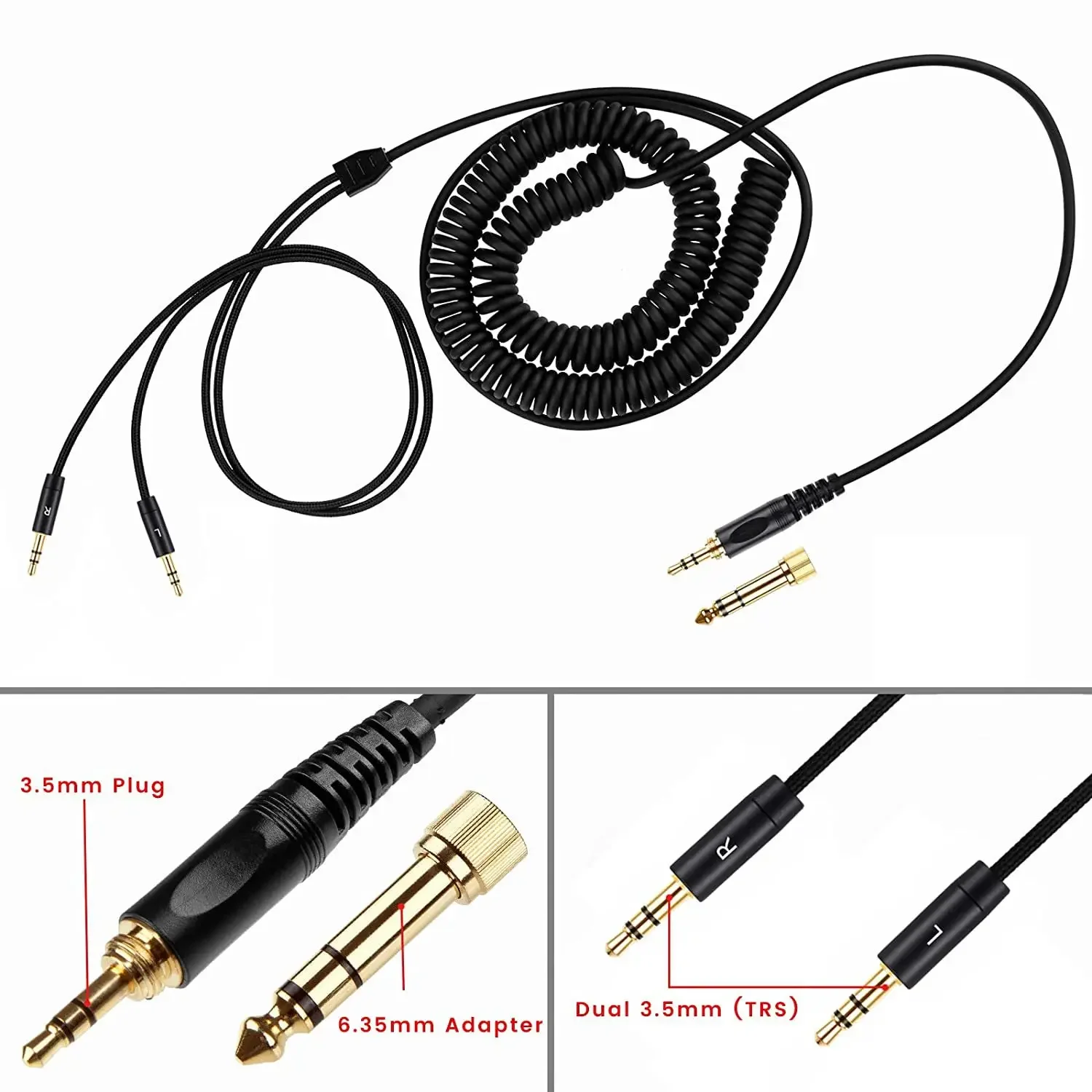 Headphone Audio Cable for Denon AH-D7100 7200 D600 D9200/HIFIMAN Sundara Ananda HIFIMAN Sundara Ananda HE1000se HE6se HiFi Wire