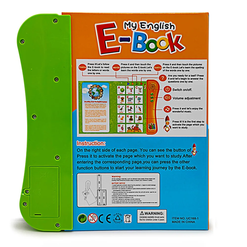 New English Finger Reading Smart Electronic Book for Children's Early Education Learning Toys English Audio Book Alphabet 4