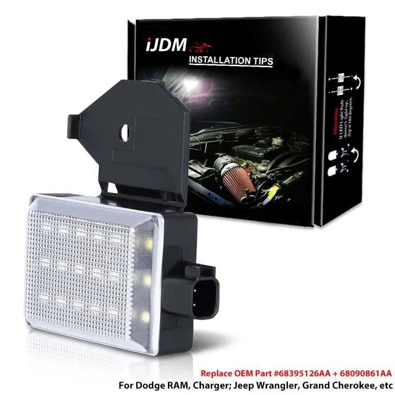 1 Pz Led Underhood Luce Di Cortesia Per Dodge Ram 1500 2500 3500 Caricabatterie Dakota Durango Intrepid Jeep Grand Cherokee Wrangler 12V