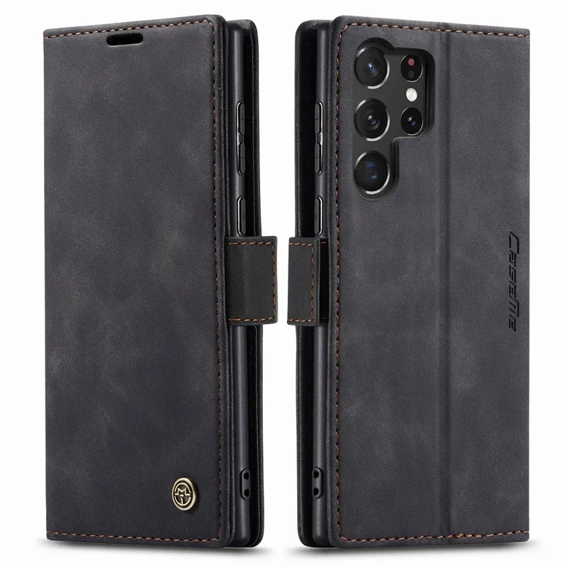 Elegant Leather Wallet Flip Phone Case with Stand and Card Holder