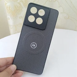 Matte Ultra - Thin Carbon Fiber Magnetic Phone Case - Sleek and Durable Back Cover for Moto G84 (Gray)