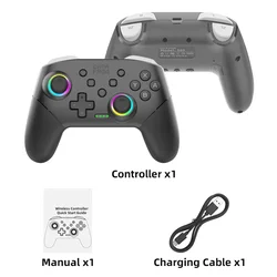 Controller di gioco wireless avanzato con Turbo e batteria a lunga durata