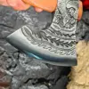 The dragon and phoenix axe head is made of pear wood, which is incredibly smooth and has a first-class ergonomic feel 3