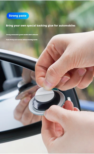 Specchietto Punto Cieco Grandangolare 360 Rotation Regolabile Convesso 335006418333 - Foto 11