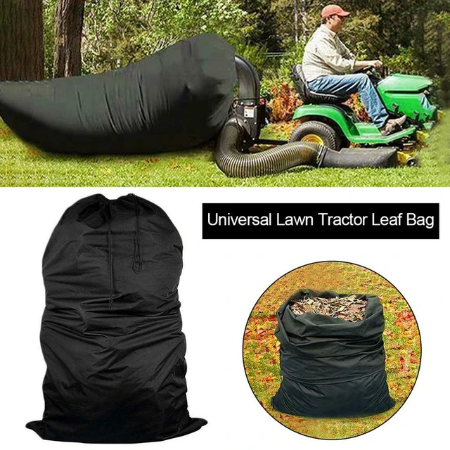 Lawn Tractor Leaf Bag, 54 Cubic Feet Garden Lawn Leaf Bags-W/Falling Leaf  Zipper