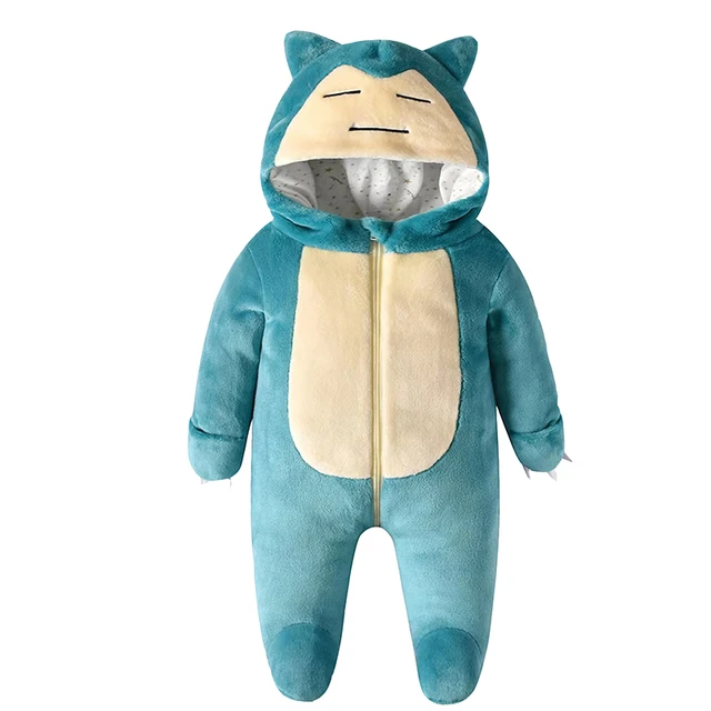 Mono De Snorlax Bebé, Disfraz De Cosplay Para Halloween, Pijama De Cuerpo Completo, Pijama De Una Pieza De Anime De Navidad, Traje De Franela Infantil - Derivados/periféricos De Los