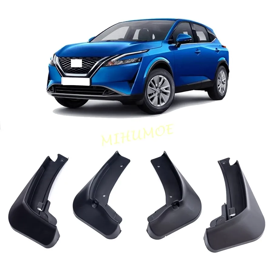 FrontRearSplashGuardMudFlapsMudguardsForNissanQashqaiJ122022
