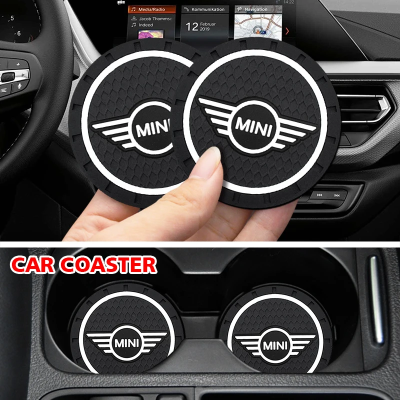 1/2Pair Car Waterproof Pads Car Waterproof Pads Black Anti-Skid Pads Auto Parts For Mini Cooper S 2011-2013 R56 R50 R53 F56 F55 R60