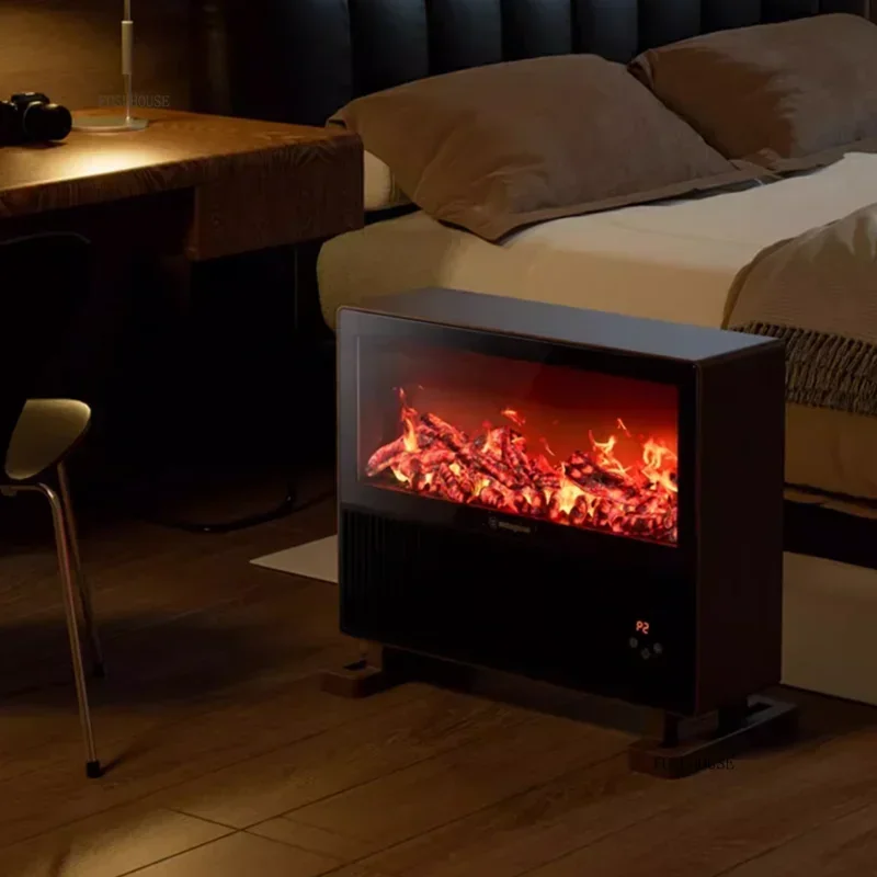 ห้องนั่งเล่นยุโรปเตาผิงจำลองเปลวไฟเตาผิงฤดูหนาวห้องน้ำประหยัดพลังงานเตาทำความร้อนอากาศร้อน G 1
