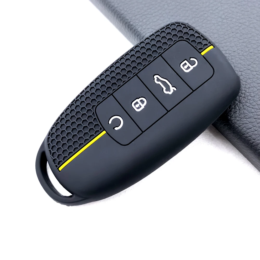 Premium 100% Silicone Car Key Cover - Luxury Key Holder Accessory