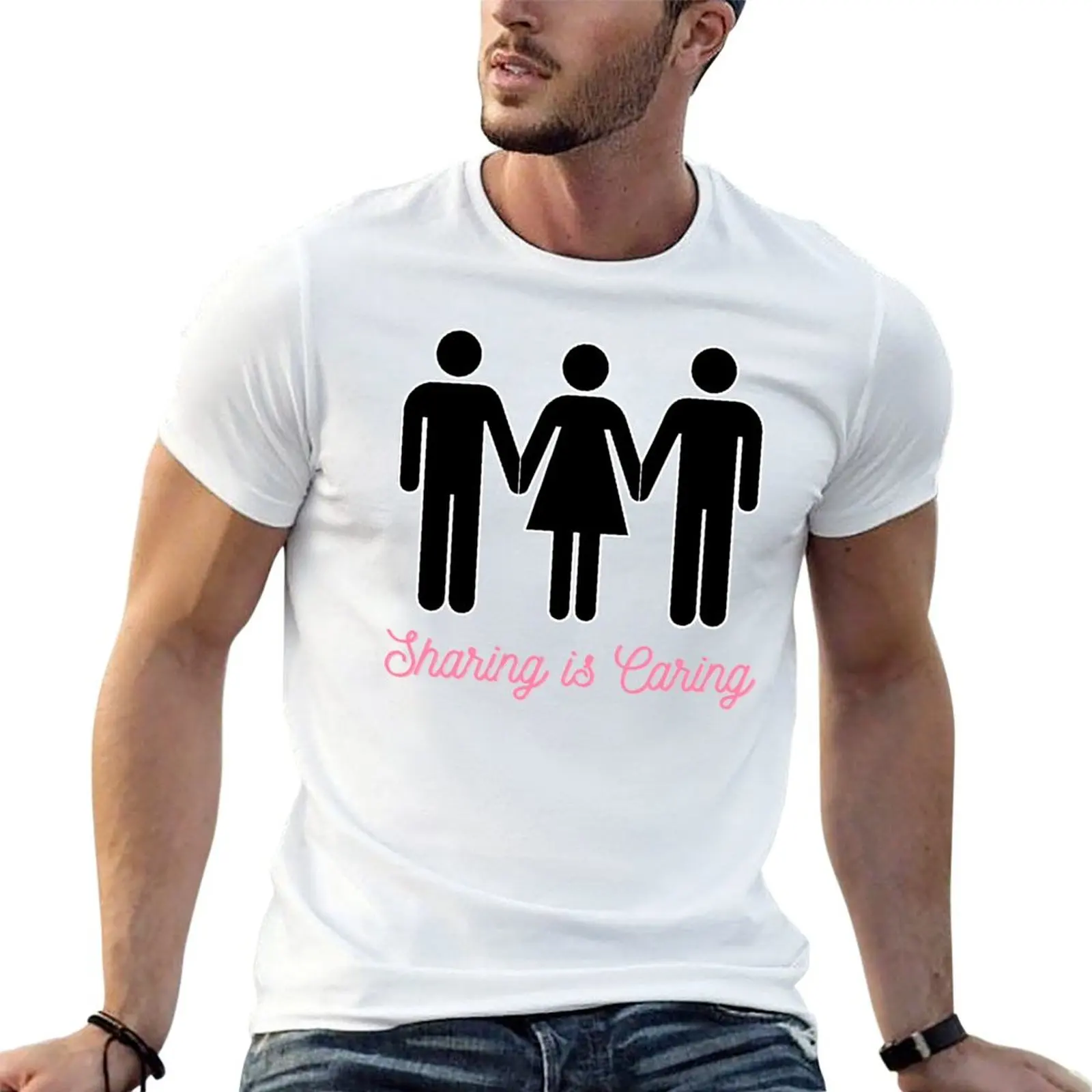 

Sharing is Caring T-shirt heavyweights vintage clothes mens tall t shirts