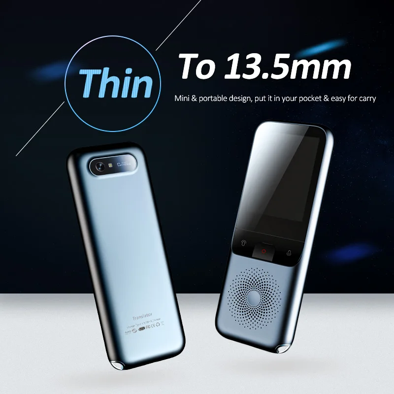 Voice Translator Language Translator New T11 Portable Audio Translator 138 Language Smart Translator Offline In Real Time Smart Voice AI Voice Photo