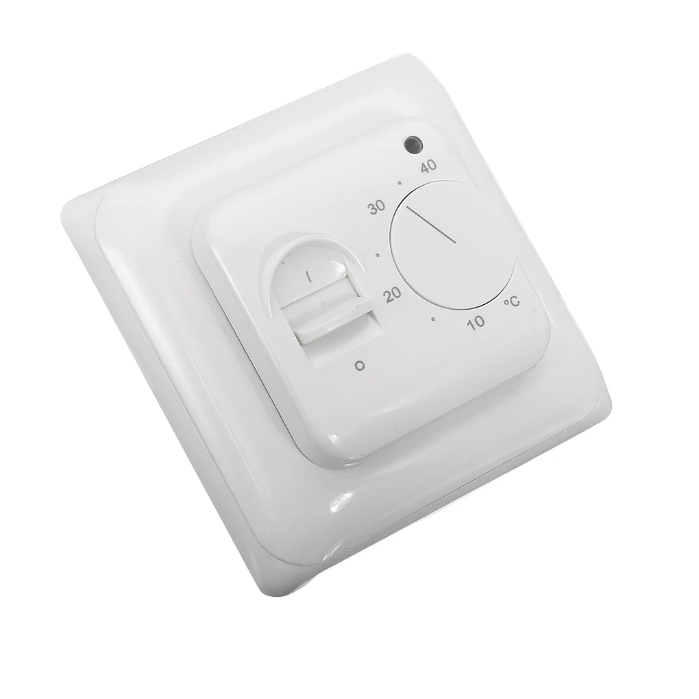 

16A AC 230V Electric Mechanical Underfloor Heating Thermostat Switch Manual Switch Knob Floor Sensor